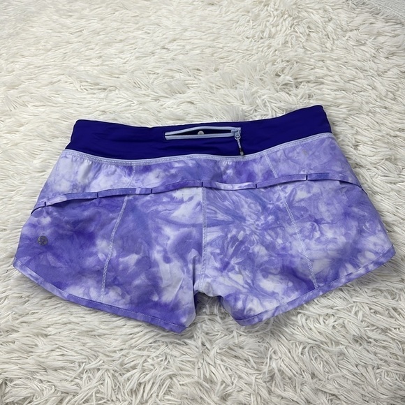 Lululemon Run: Speed Short Spray Dye Cool Breeze Bruised Berry / Bruised Berry - Picture 4 of 6